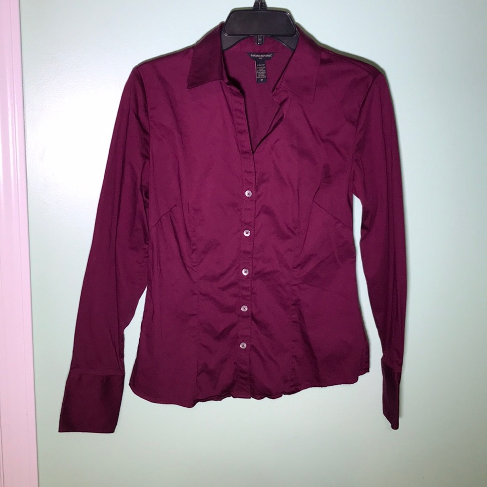 Banana republic long sleeve blouse